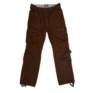 VINTAGE BROWN UNISEX CARGO PANTS